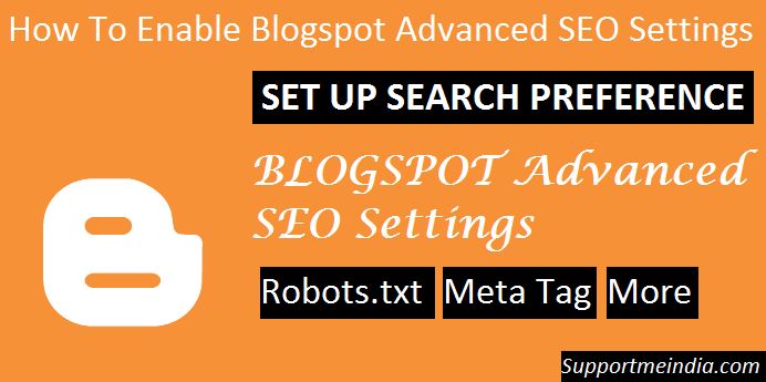 Если вы заинтересованы в помощи вашему блогу блоггера или SEO блогу,  У команды Blogger есть блоггер blogpot для роботов поисковых систем, которые помогут нам индексировать определенный индекс или управлять роботами
